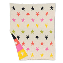 Load image into Gallery viewer, Knit Baby Blanket | Stripes and Stars - My Other Child / Blooms n' Rooms