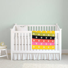 Load image into Gallery viewer, Knit Baby Blanket | Stripes and Stars - My Other Child / Blooms n' Rooms