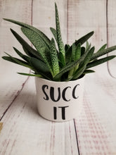 Load image into Gallery viewer, Punny plant pots. Ceramic pots with cheerful funny sayings on them, Funny Plant Pots - My Other Child / Blooms n' Rooms