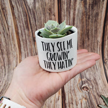 Load image into Gallery viewer, Punny plant pots. Ceramic pots with cheerful funny sayings on them, Funny Plant Pots - My Other Child / Blooms n' Rooms