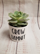 Load image into Gallery viewer, Punny plant pots. Ceramic pots with cheerful funny sayings on them, Funny Plant Pots - My Other Child / Blooms n' Rooms