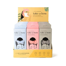 Load image into Gallery viewer, Take a Bow | Lemon Lavender | Plush Spa Headband - My Other Child / Blooms n' Rooms