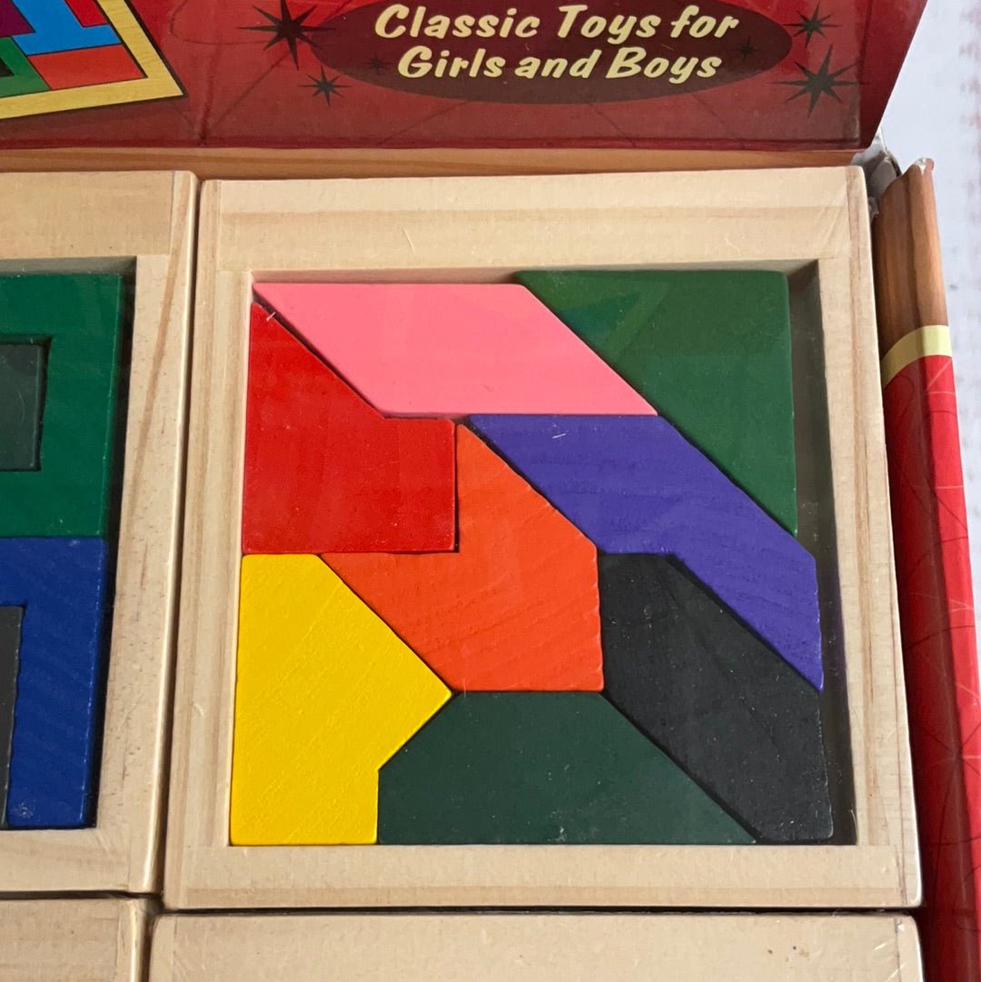 Wooden Tangram Puzzles