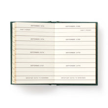 Load image into Gallery viewer, Dates People Get Mad If I Forget Tiny Diary