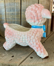 Load image into Gallery viewer, Vintage Large Pottery Lamb Planter- Pink