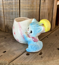 Load image into Gallery viewer, Vintage Kitten Mug Planter