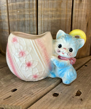 Load image into Gallery viewer, Vintage Kitten Mug Planter