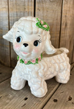 Load image into Gallery viewer, Vintage Large Pottery Lamb Planter- White