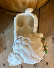 Load image into Gallery viewer, Vintage Large Pottery Lamb Planter- White