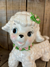 Load image into Gallery viewer, Vintage Large Pottery Lamb Planter- White