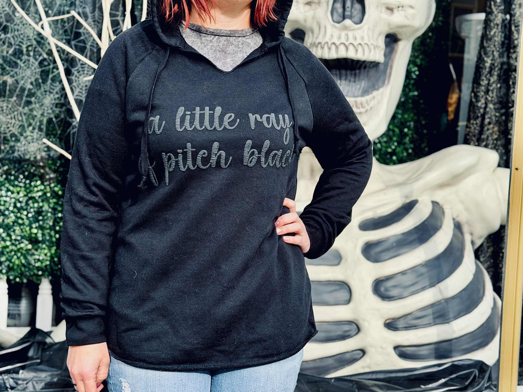 A Little Ray of Pitch Black Hoodie * Pre Order* unisex - My Other Child / Blooms n' Rooms