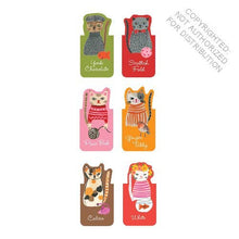 Load image into Gallery viewer, Cool Cats Magnetic Bookmarks