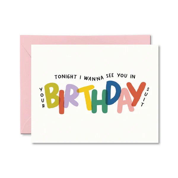 Birthday Suit Card - My Other Child / Blooms n' Rooms