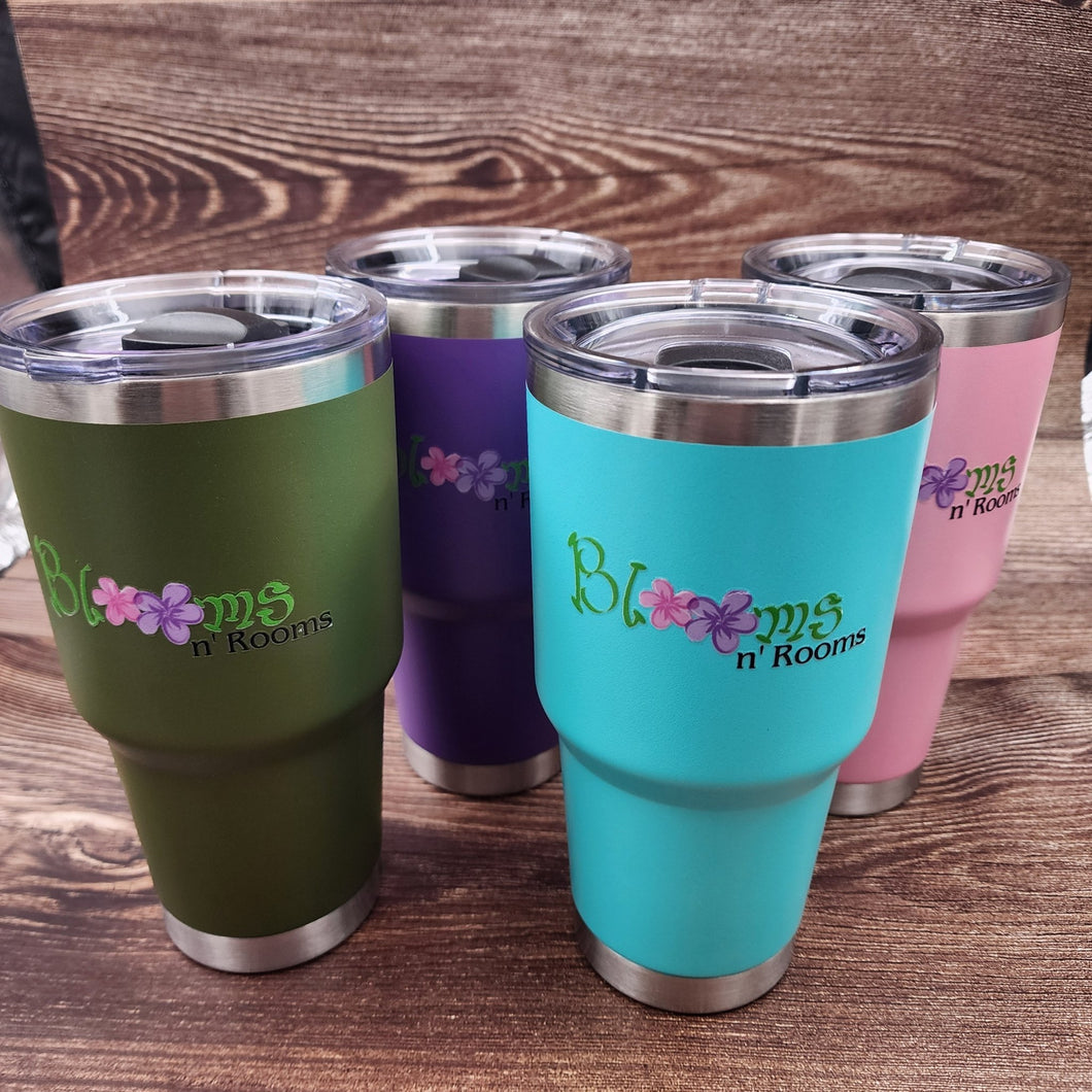 Blooms Tumbler 30 oz with Surprise Gift card - My Other Child / Blooms n' Rooms