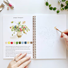 Load image into Gallery viewer, Bouquets watercolor workbook - My Other Child / Blooms n&#39; Rooms