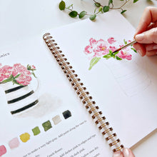 Load image into Gallery viewer, Bouquets watercolor workbook - My Other Child / Blooms n&#39; Rooms