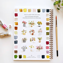 Load image into Gallery viewer, Bouquets watercolor workbook - My Other Child / Blooms n&#39; Rooms