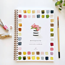 Load image into Gallery viewer, Bouquets watercolor workbook - My Other Child / Blooms n&#39; Rooms