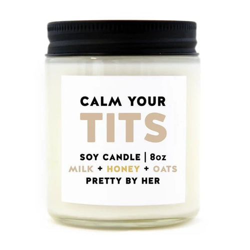 Calm your tits Candle - My Other Child / Blooms n' Rooms