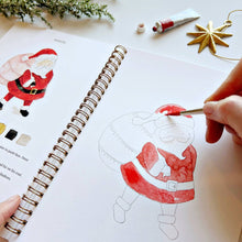 Load image into Gallery viewer, Christmas watercolor workbook - My Other Child / Blooms n' Rooms