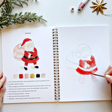 Load image into Gallery viewer, Christmas watercolor workbook - My Other Child / Blooms n' Rooms