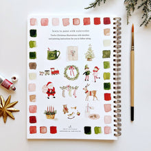 Load image into Gallery viewer, Christmas watercolor workbook - My Other Child / Blooms n' Rooms
