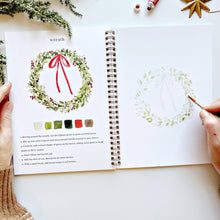 Load image into Gallery viewer, Christmas watercolor workbook - My Other Child / Blooms n' Rooms