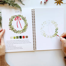 Load image into Gallery viewer, Christmas watercolor workbook - My Other Child / Blooms n' Rooms