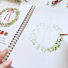 Load image into Gallery viewer, Christmas watercolor workbook - My Other Child / Blooms n' Rooms