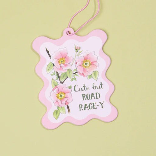 Cute but Road Rage - y | Air Freshener | Naughty Florals - My Other Child / Blooms n' Rooms