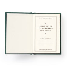 Load image into Gallery viewer, Dates People Get Mad If I Forget Tiny Diary - My Other Child / Blooms n' Rooms
