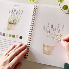 Load image into Gallery viewer, Garden watercolor workbook - My Other Child / Blooms n' Rooms