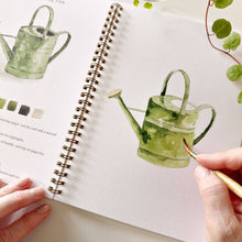 Load image into Gallery viewer, Garden watercolor workbook - My Other Child / Blooms n' Rooms
