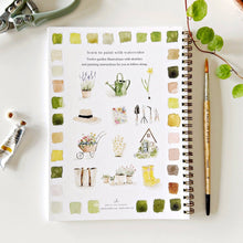 Load image into Gallery viewer, Garden watercolor workbook - My Other Child / Blooms n' Rooms