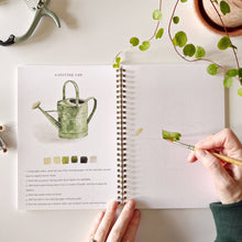 Load image into Gallery viewer, Garden watercolor workbook - My Other Child / Blooms n' Rooms