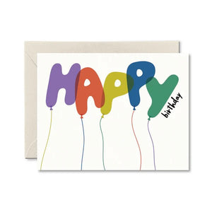 Happy Birthday Balloons Card - My Other Child / Blooms n' Rooms