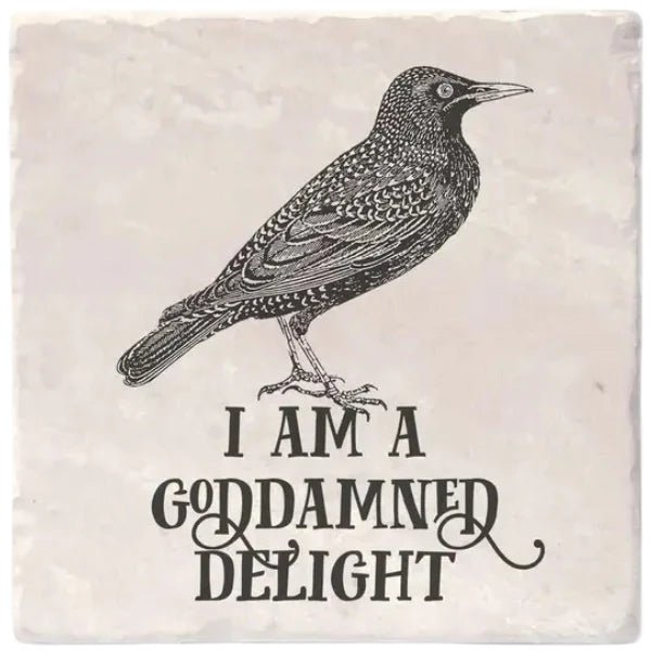 I am a Delight | Effin' Birds Coaster - My Other Child / Blooms n' Rooms