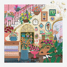 Load image into Gallery viewer, Joy Laforme Flower Shop 500 Piece House Puzzle - My Other Child / Blooms n' Rooms