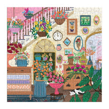 Load image into Gallery viewer, Joy Laforme Flower Shop 500 Piece House Puzzle - My Other Child / Blooms n' Rooms