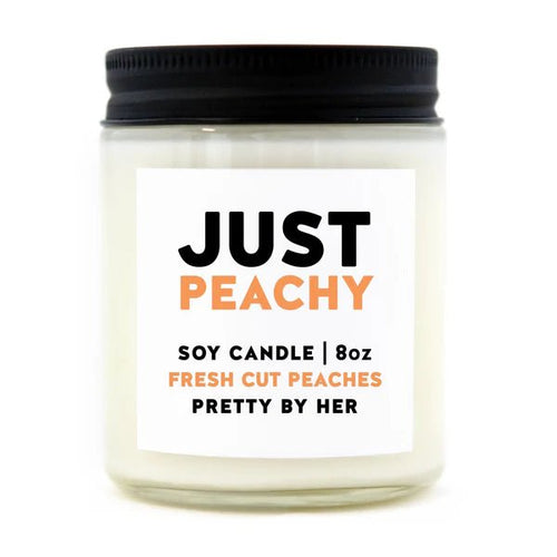 Just Peachy | Soy Candle | Pretty by Her - My Other Child / Blooms n' Rooms