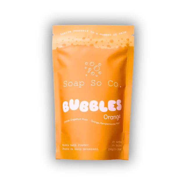 Orange Bubble Bath Powder | Soap So Co. - My Other Child / Blooms n' Rooms