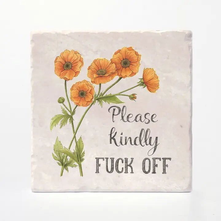 Please Kindly Fuck Off Coaster - My Other Child / Blooms n' Rooms