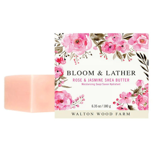 Rose & Jasmine Shea Butter Soap Bar | Walton Wood Farm - Bloom & Lather - My Other Child / Blooms n' Rooms