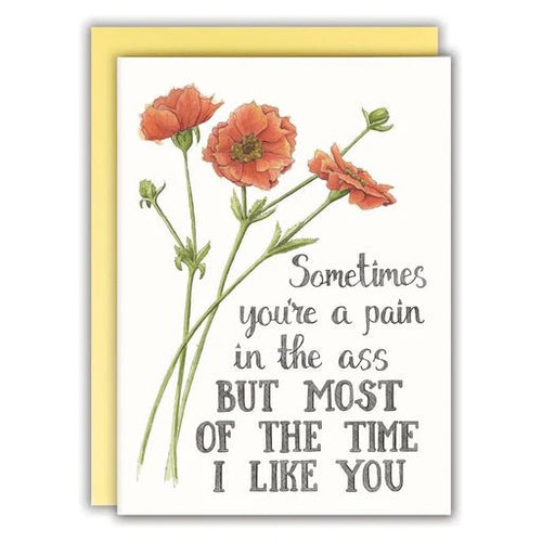 Sometimes you're a pain in the Ass | Greeting Card - My Other Child / Blooms n' Rooms