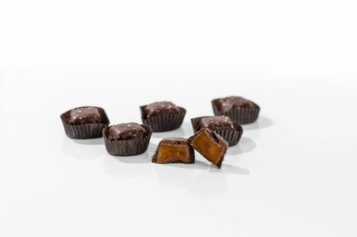 Sugar Free Sea Salt Caramels Milk Chocolate | Annies Chocolates - My Other Child / Blooms n' Rooms