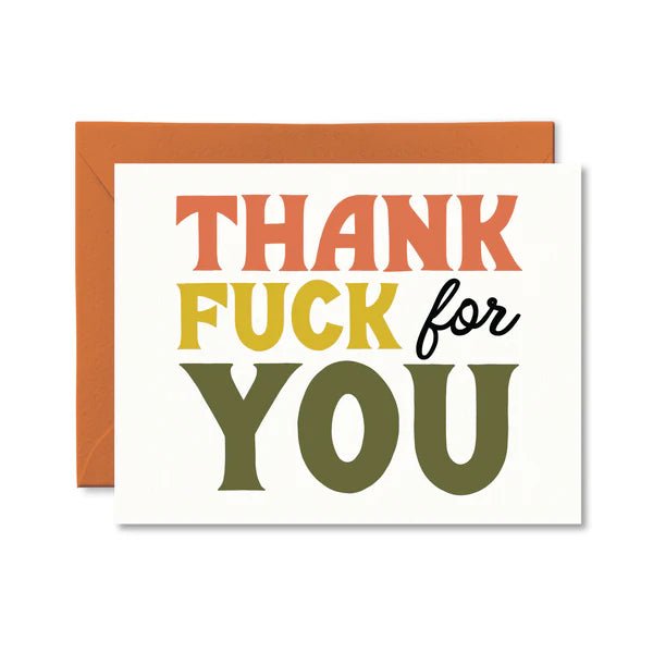 Thank Fuck for you Card - My Other Child / Blooms n' Rooms