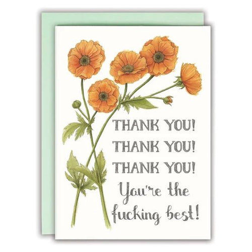 Thank you ! Thank you! | Greeting Card - My Other Child / Blooms n' Rooms