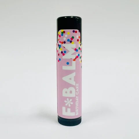 The F*Balm Flavoured Lip Balm | Birthday Cake - My Other Child / Blooms n' Rooms