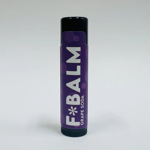 The F*Balm Flavoured Lip Balm | Grape Soda - My Other Child / Blooms n' Rooms