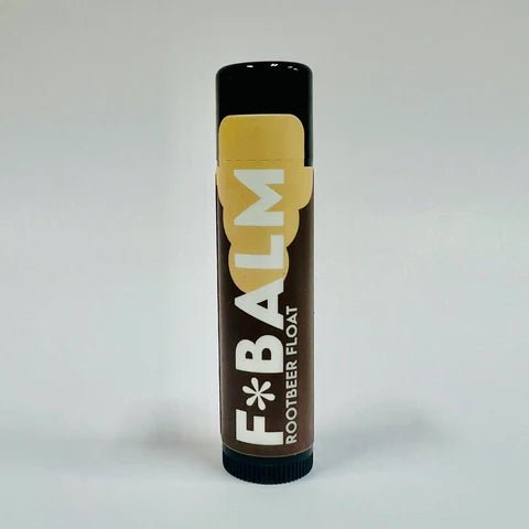 The F*Balm Flavoured Lip Balm | Rootbeer Float - My Other Child / Blooms n' Rooms
